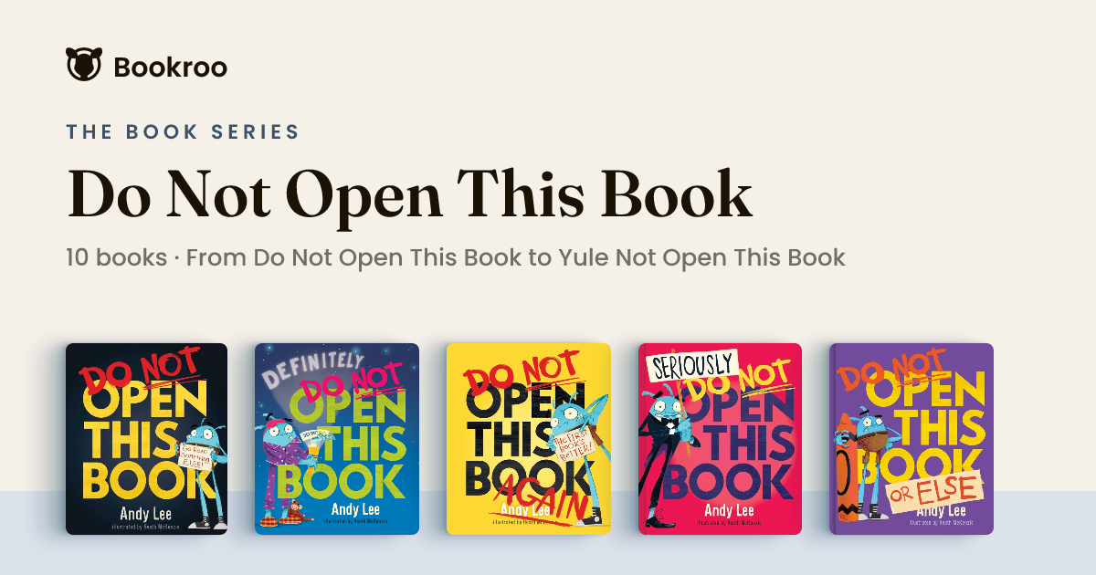 Do Not Open This Book Book Series (10 Books)
