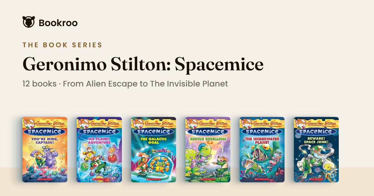Geronimo Stilton: Spacemice Book Series (In Order 1-12)