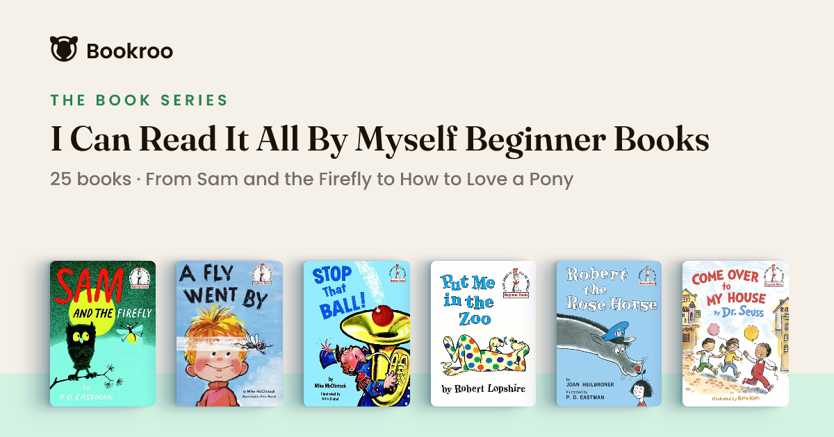 I Can Read It All By Myself Beginner Books Book Series (25 Books)